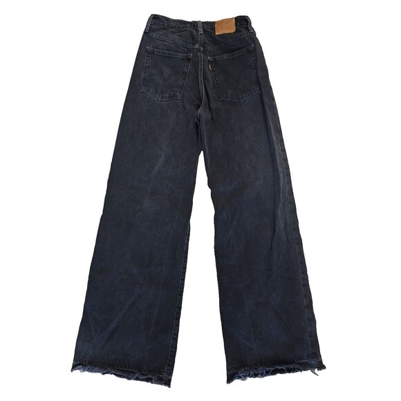 Levi's Black Wide Leg Jeans - Picture 2 of 8